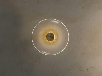 GOLDEN DISC - LED Murano glass wall light by Paolo Castelli - view 3
